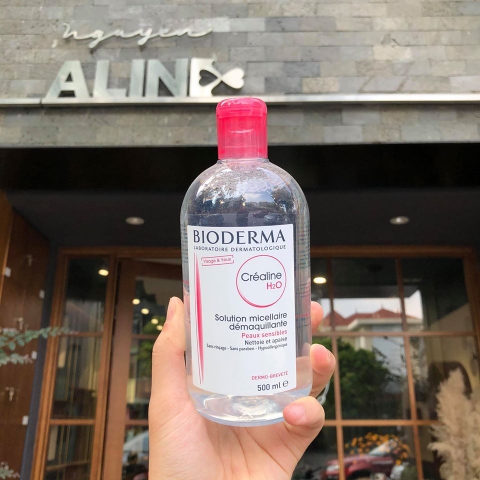 Tẩy trang Bioderma hồng 500ml