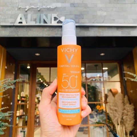 Xịt chống nắng body Vichy capital soleil SPF50