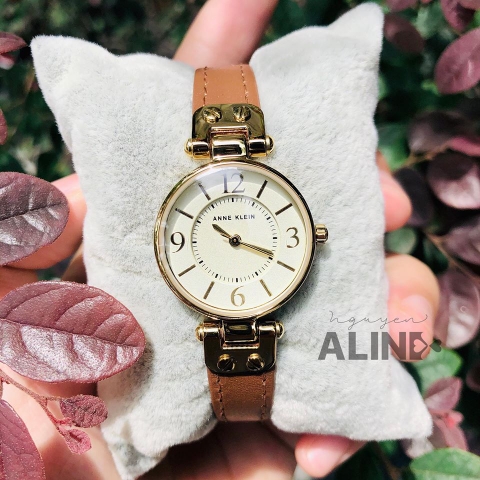 Đồng hồ Anne Klein Gold Dial Ladies Watch 10-9442CHHY