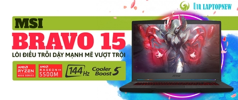 MSI BRAVO 15 - LÔI ĐIỂU TRỖI DẬY MẠNH MẼ VƯỢT TRỘI | LAPTOPNEW.vn