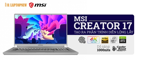 MSI CREATOR 17 - TẠO RA PHẦN TRÌNH DIỄN LỘNG LẪY | MSI OFFICIAL STORE