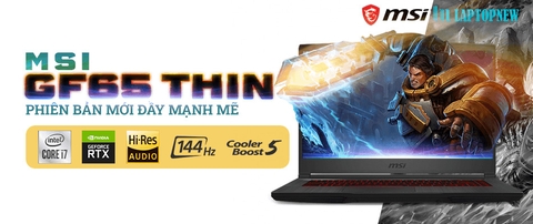 MSI GF65 THIN - PHIÊN BẢN MỚI ĐẦY MẠNH MẼ | MSI OFFICIAL STORE