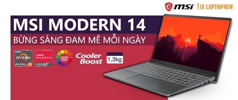 MSI MODERN 14 - BỪNG SÁNG ĐAM MÊ MỖI NGÀY | MSI OFFICIAL STORE