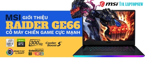 MSI RAIDER GE66 - CỖ MÁY CHIẾN GAME CỰC MẠNH | MSI OFFICIAL STORE