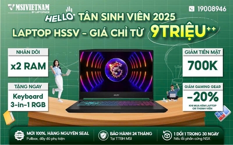 HELLO TÂN SINH VIÊN  KHÁM PHÁ LAPTOP AI 2025 TẠI MSIVIETNAM