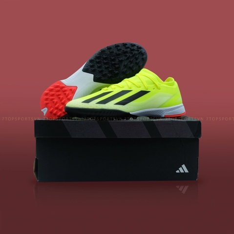 Adidas X Crazyfast League TF Kids - Solar Yellow/Core Black/Cloud White IF0681