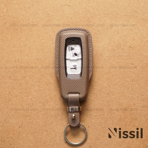 Bao da xe máy Honda - 2 nút - Dòng da bê Epsom