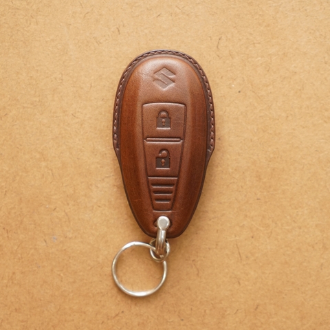 Bao da chìa khóa ô tô  Suzuki Swift, Vitara - 2016 - Dòng da Vachetta
