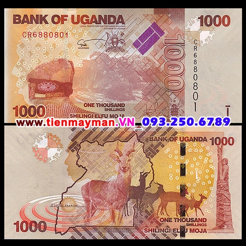 Uganda 1000 Shilling 2010 UNC