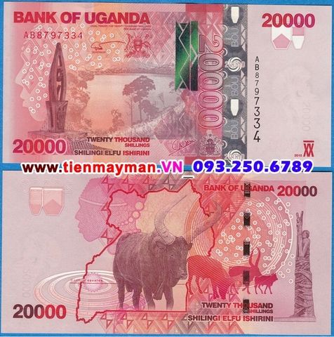 Uganda 20000 Shilling 2010 UNC