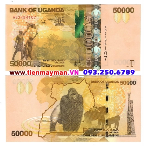 Uganda 50000 Shilling 2010 UNC