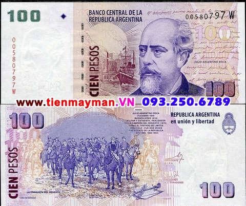 Argentina 100 Pesos 2014 UNC