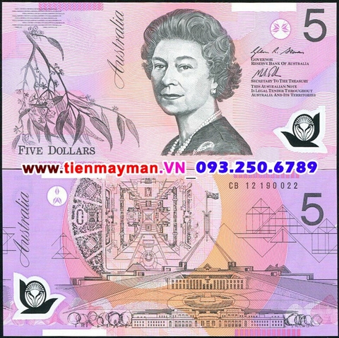 Australia - Úc 5 Dollar 2012 UNC polymer