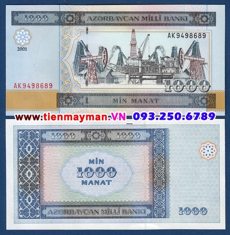 Azerbaijan 1000 Manat 2001 UNC