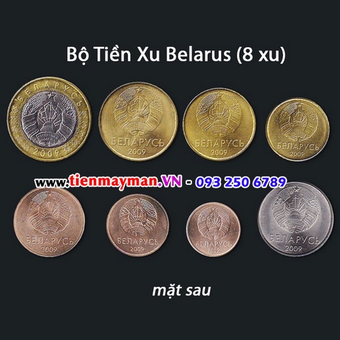Bộ tiền xu Belarus 8 xu