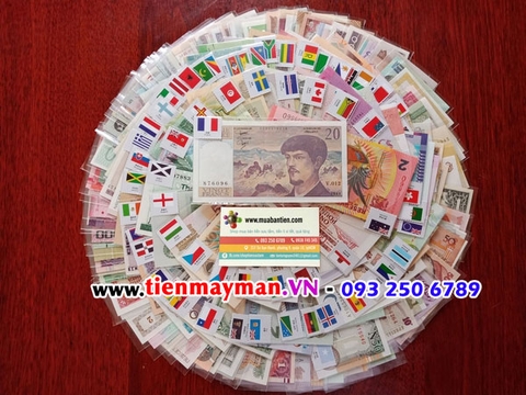 Bộ tiền thế giới 170 quốc gia