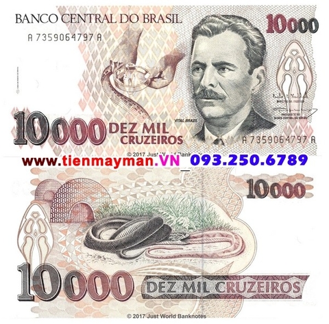 Brazil 10000 Cruzeiros 1993 UNC