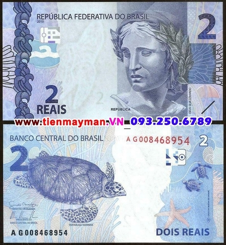 Brazil 2 Reais 2013 UNC