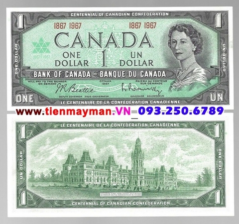 Canada 1 dollar 1967 UNC