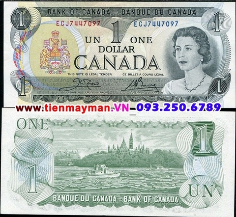 Canada 1 dollar 1973 UNC