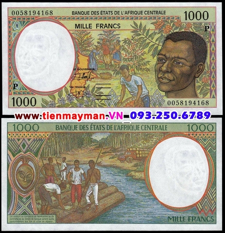 Central African States 1000 Francs 2000 UNC - Khu Vực Trung Phi
