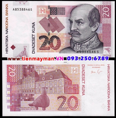 Croatia 20 Kuna 2001 UNC