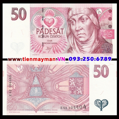 Czech 50 Korun 1997 UNC