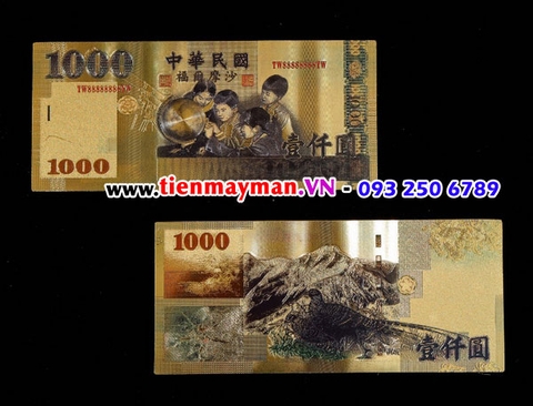 Tiền 1000 Tệ Đài Loan plastic lưu niệm