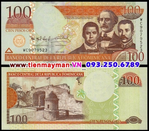 Dominican Republic 100 Pesos 2010 UNC