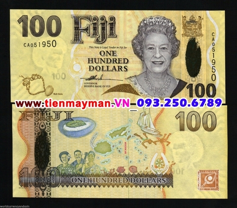 Fiji 100 Dollar 2007 UNC