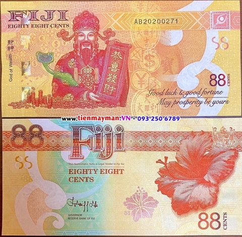 Fiji 88 Cents 2022 UNC