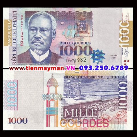 Haiti 1000 Gourdes 2014 UNC