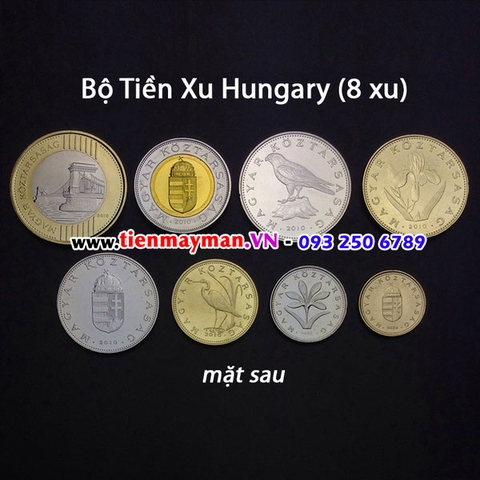 Bộ tiền xu Hungary 8 xu