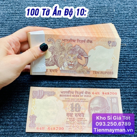 100 Tờ Tiền Ấn Độ 10 Rupees
