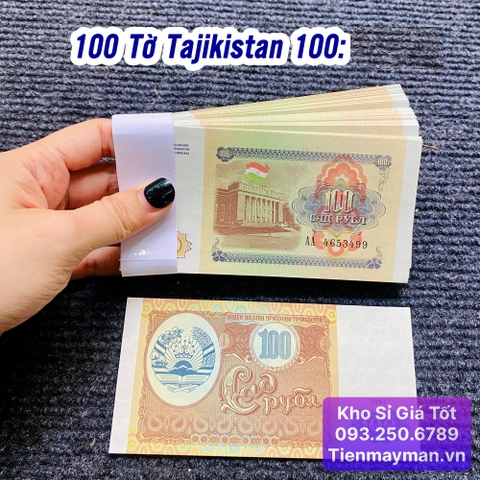 100 Tờ Tiền Tajikistan 100 Som