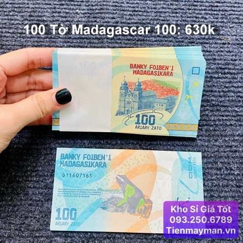 100 Tờ Tiền Madagascar 100 Ariary