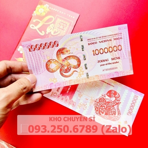 Tiền con rắn Macao 1 Triệu cực khủng lưu niệm Tết