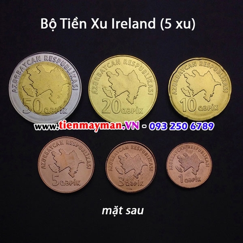 Bộ tiền xu Ireland 5 xu