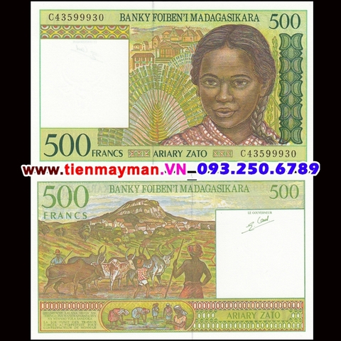 Madagascar 500 Francs 1994 UNC
