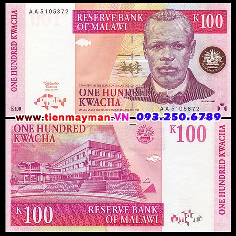 Malawi 100 kwacha 2005 UNC