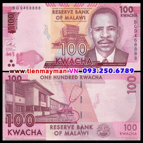 Malawi 100 Kwacha 2016 UNC
