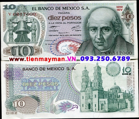 Mexico 10 Pesos 1977 UNC