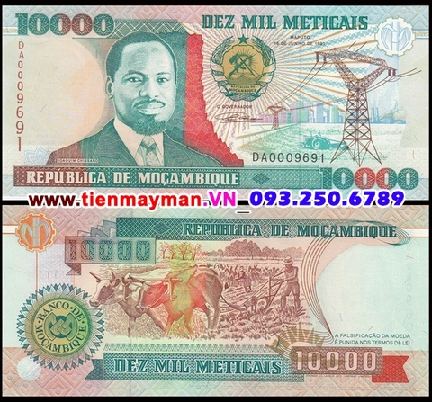 Mozambique 10000 Meticais 1991 UNC