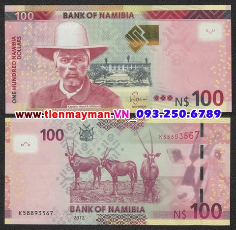 Namibia 100 Dollar 2013 UNC