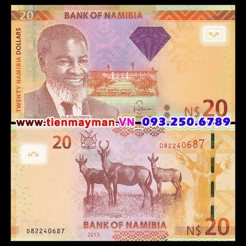 Namibia 20 Dollar 2013 UNC