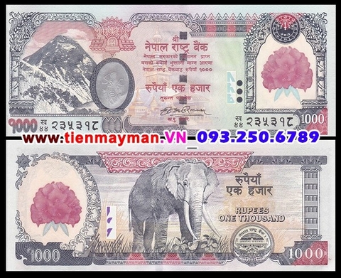 Nepal 1000 Rupees 2008 UNC