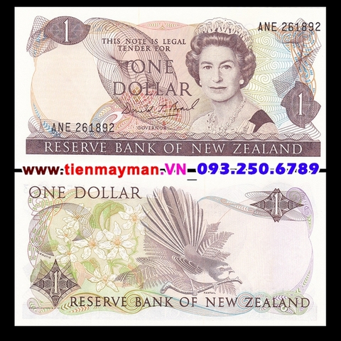 New Zealand 1 Dollar 1981 UNC