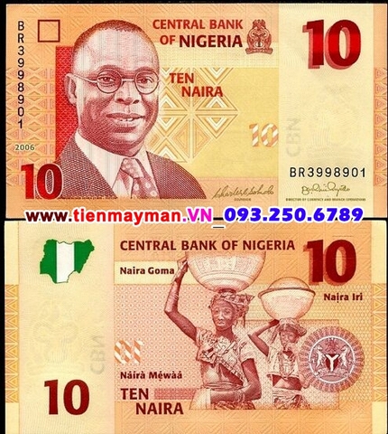 Nigeria 10 Naira 2006 UNC