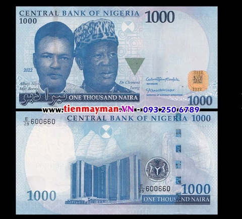 Nigeria 1000 Naira 2022 UNC