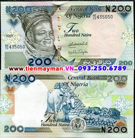 Nigeria 200 Naira 2007 UNC
